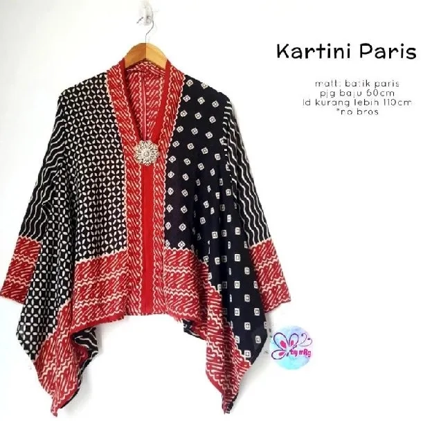 Blus Kartini Paris Batik Solo Terbaru Batwing Paris Ori