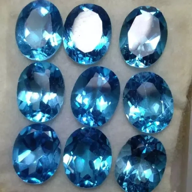 natural blue topaz swiss top lot semua borongan