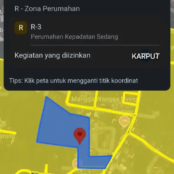 Dijual 1,5015 Ha. Jl. Pura Matsuka Raya Jimbaran Uluwatu Ungasan Kuta Selatan