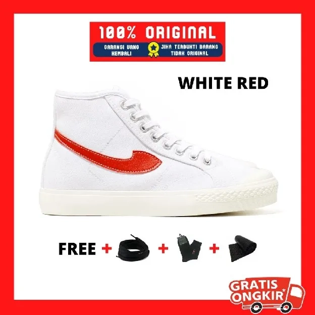 Original Not Sepatu Compass Gazelle High Sneakers Lokal Casual Pria dan Wanita Hi