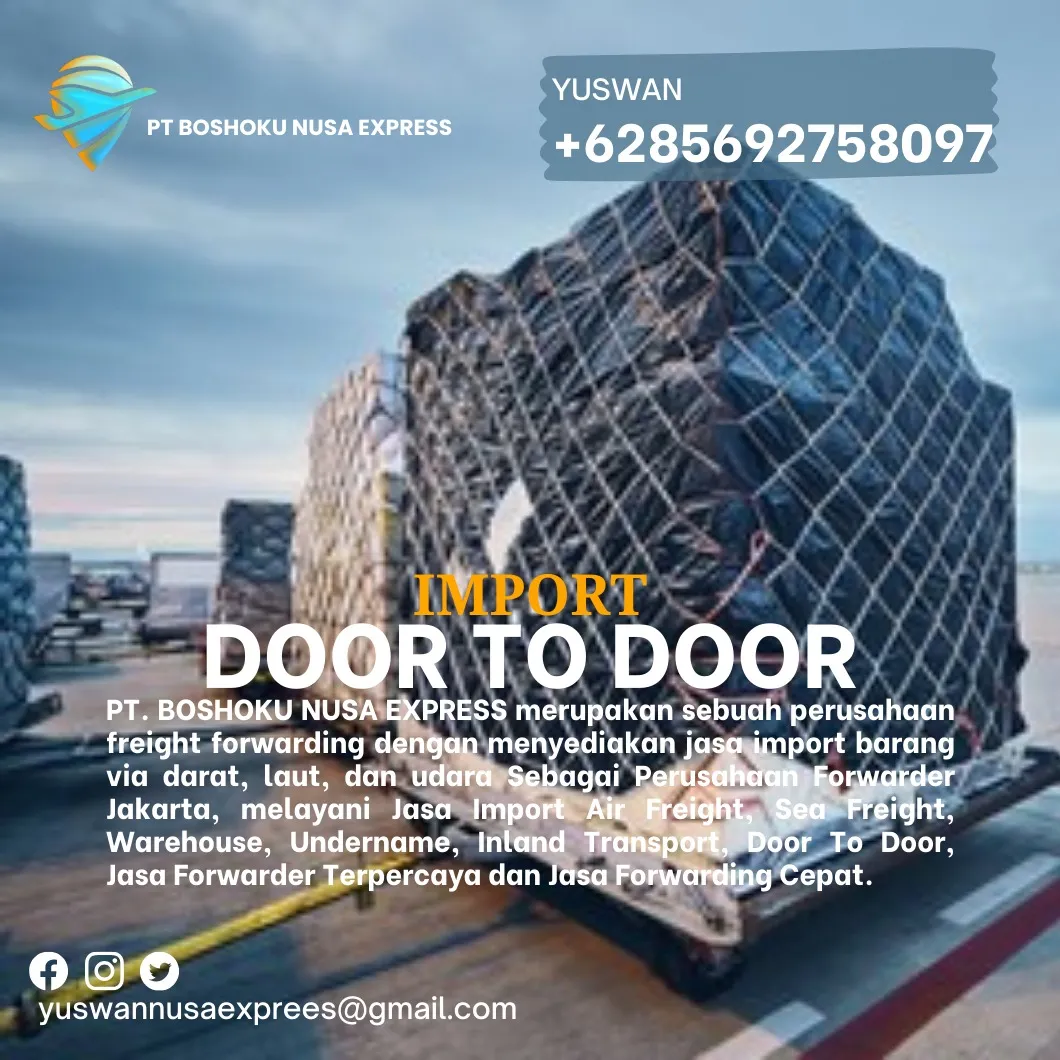 JASA IMPORT BARANG DOOR TO DOOR MALAYSIA TO INDONESIA