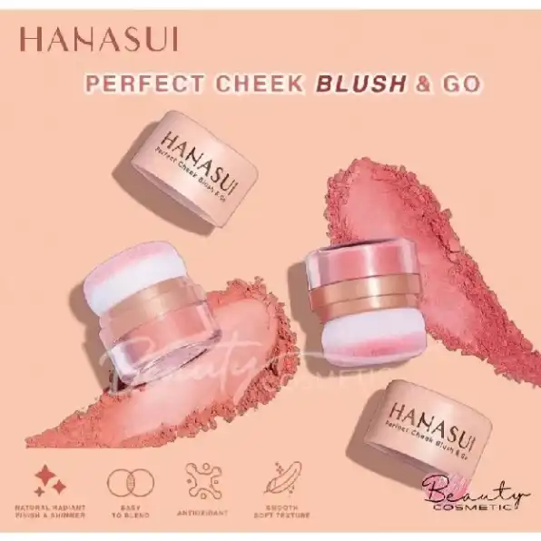 Hanasui Perfect Cheek Blush & Go Powder