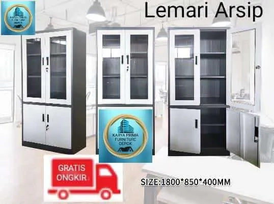 Lemari Arsip Dokumen Full Besi kuat dan awet baru 1.785.000 free ongkir jarak terjangkau free pasang