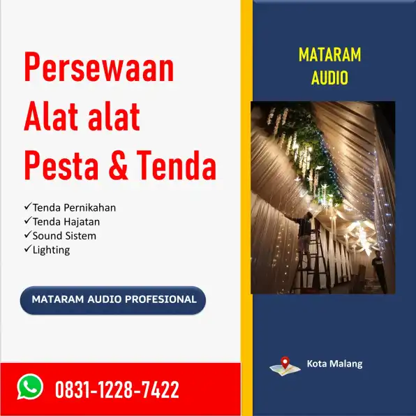 WA: 0831-1228-7422,  daftar harga sewa tenda dan sound system