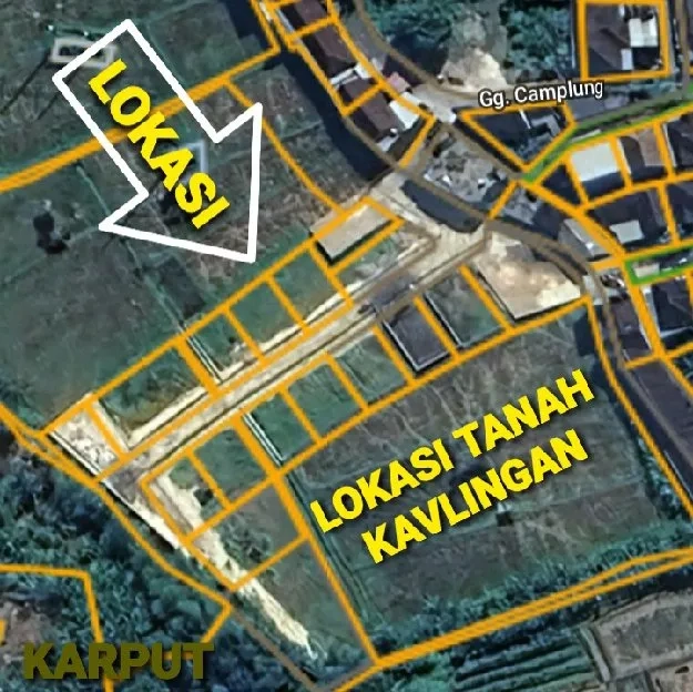 Dijual 1 - 2 are, Jl. Tibung Sari Kebo Iwa Utara Dalung Kuta Utara