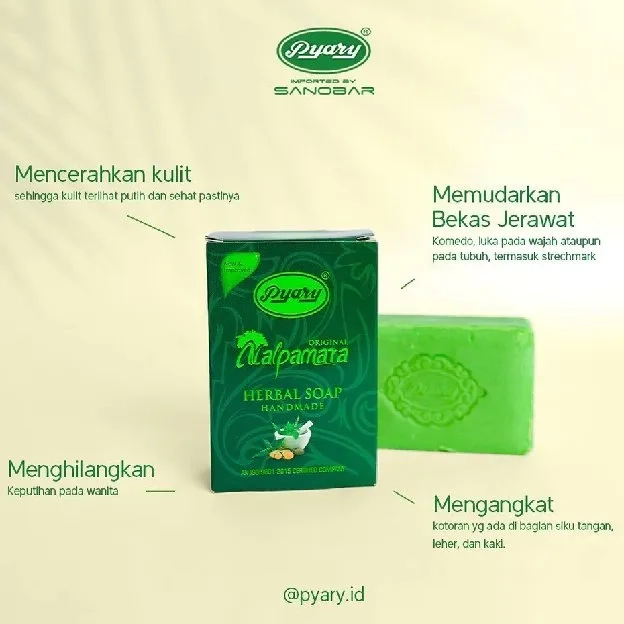 [BPOM RESMI] Sabun Arab PYARY Nalpamara Soap 100% Original DISTRIBUTOR RESMI