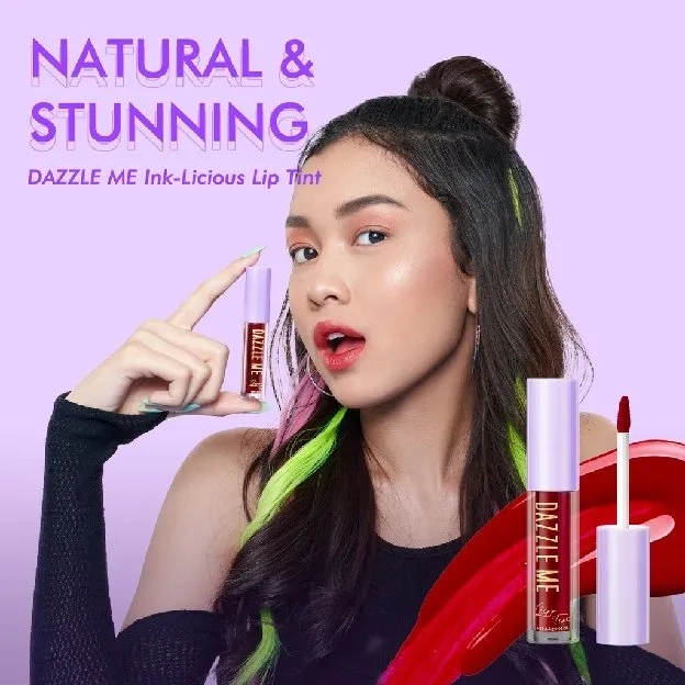 DAZZLE ME INK-LICIOUS LIP TINT MATTEDORABLE LONG LASTING HYPER MOISTURIZING LIPS STAIN LIP CREAM LIP