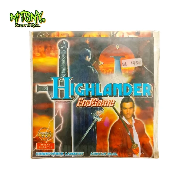 Video CD VCD Film The Highlander End Game Endgame Lawas