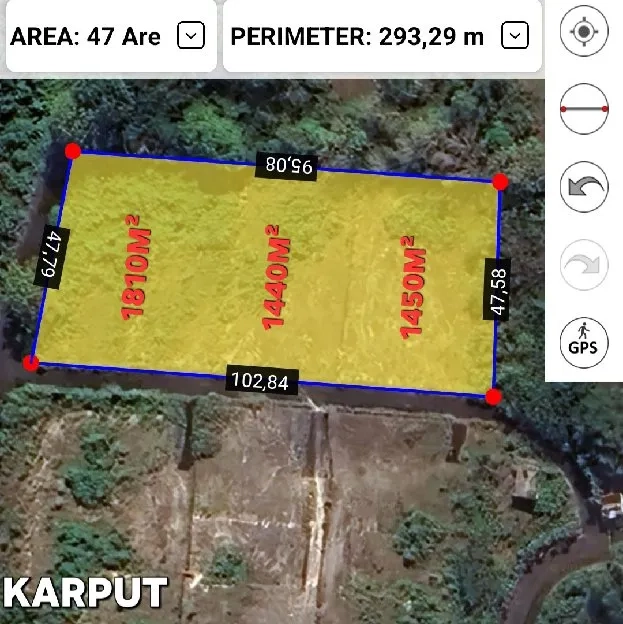 Tanah 14,4 are, 14,5, are & 18,1 are FULL VIEW, Jl. Dharmawangsa Benoa Kutuh Kuta Selatan