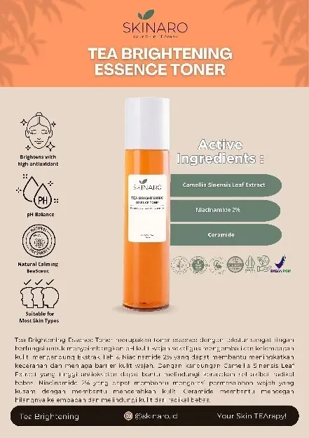 SKINCARE TEA BRIGHTENING ESSENCE TONER