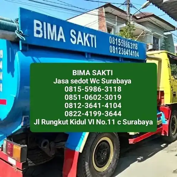 Sedot Wc Limbah Sukolilo 0822-4199-3644 Bima sakti