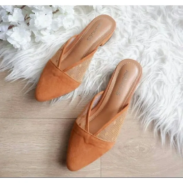 Bisa COD - Sepatu Sandal Mules Milano - dmn