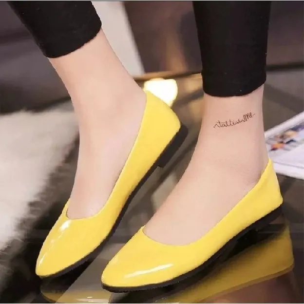 Bisa CD - Sepatu Flat Glosy Wanita - dmn