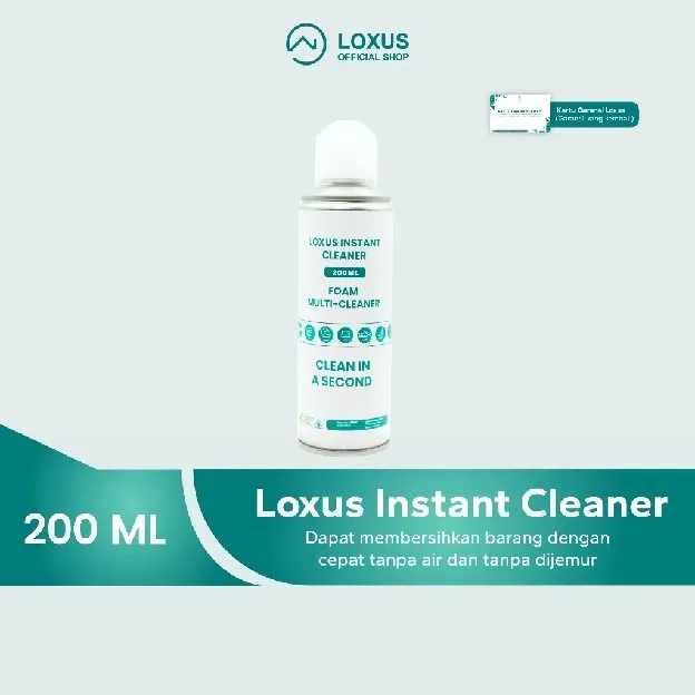 Loxus Instant Cleaner Pembersih Sepatu, Tas, Dinding dan Interior Mobil Tanpa Harus Dicuci