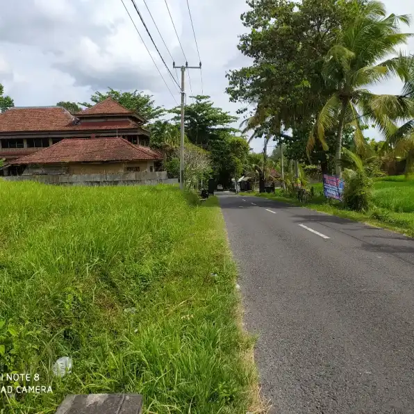 Disewakan tanah 2825 m2 di Kaba-Kaba Tabanan dkt Seseh,Munggu,Canggu