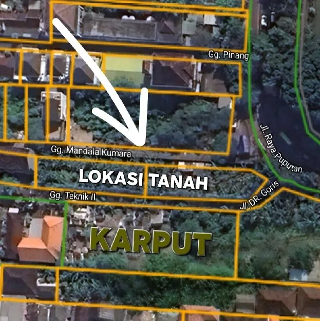 Tanah 10 are, Jl. Raya Puputan DangRi KLOD Renon Denpasar