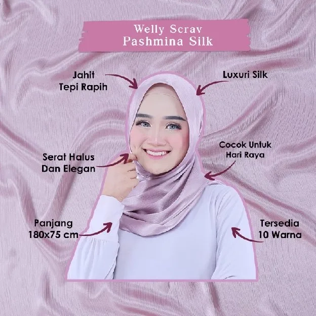 PREMIUM~PASHMINA SILK CRADENZA|| HIJAB MALAYSIA||SHAWL||TEXTURE MEWAH  BEST QUALTY