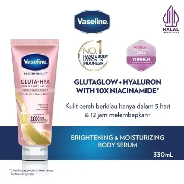 Vaseline Gluta Hya Serum Burst Lotion