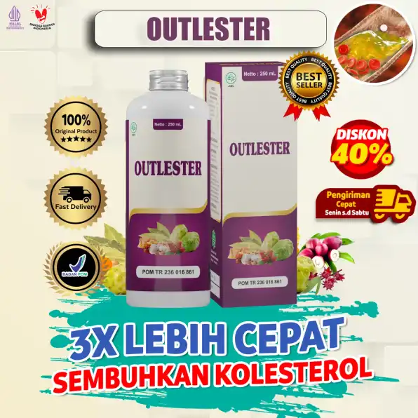 Obat Kolesterol dan Trigliserida Tinggi Madu Outlester