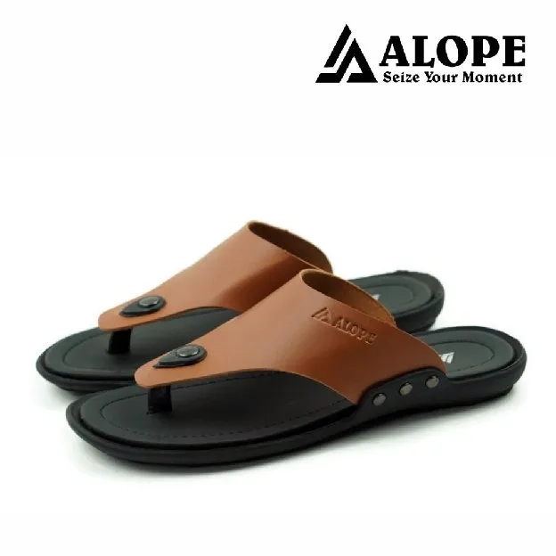 Bisa COD - Sandal Kulit H016 ALOPE - dmn