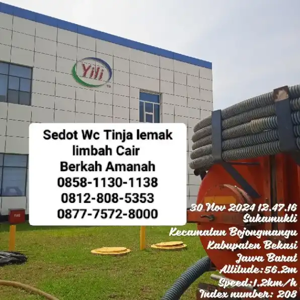 Jasa Sedot Wc Cikarang 0877-7572-8000 Berkah Amanah