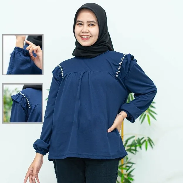 Ec Blouse mutiara aminah abu l atasan fashion baju blouse wanita