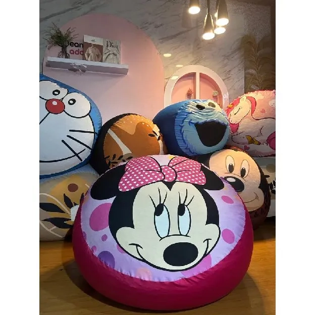 Bean bag Sofa Squishy Spesial Motif Karakter Siap Pakai