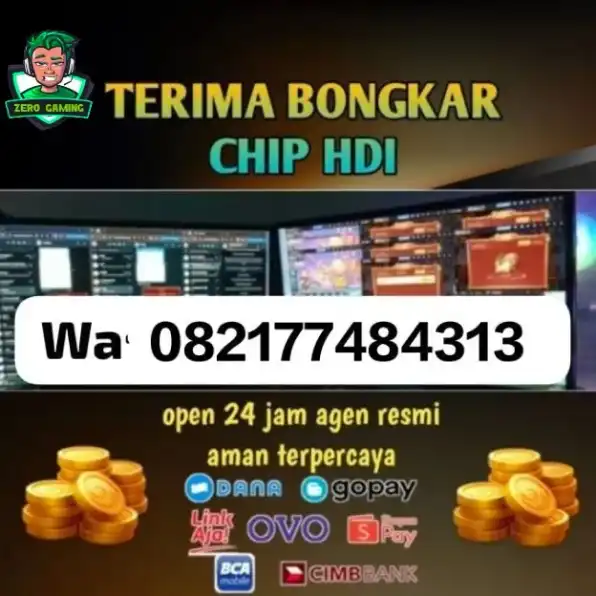 Agen Resmi Bongkar & Top Up Chip HDI WA 082177484313.