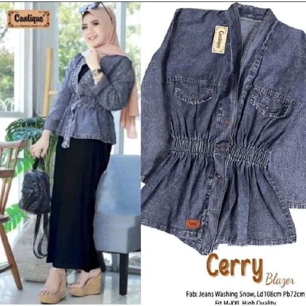 Bayar cod - Blazer Cerry Wanita - dmn