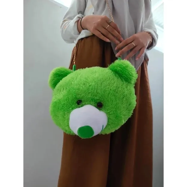 TAS boneka Teddy bear tas selempang boneka slempang rantai