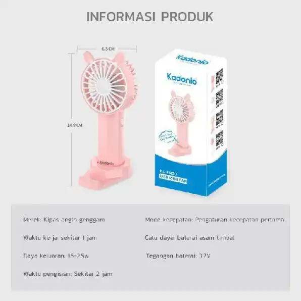 kipas angin multifungsi karakter fast charger stand fan mini usb kipas angin karakter fast charger s