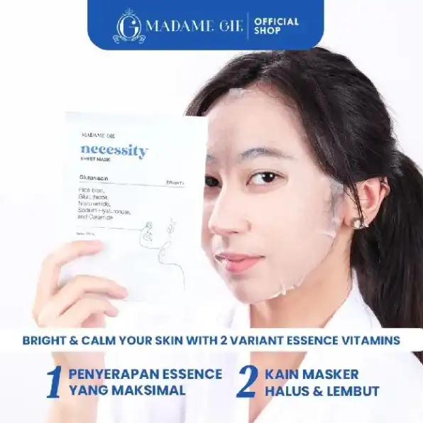 Madame Gie Necessity Sheet Mask - Masker Perawatan Wajah