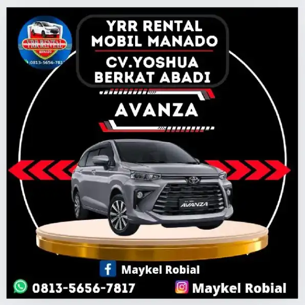 Rental Mobil Murah Manado plus Driver 0813-5656-7817 YRR Rental