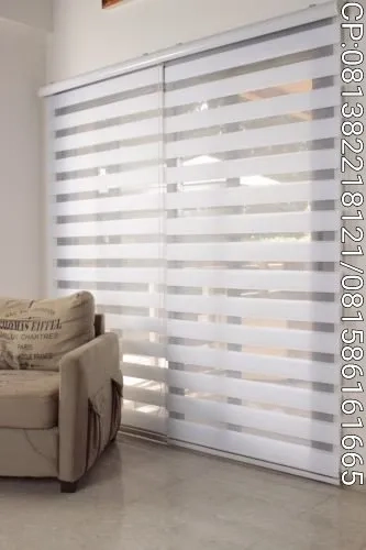 zebrablind rollerblind dan tirai gordeb gordyn blackout import