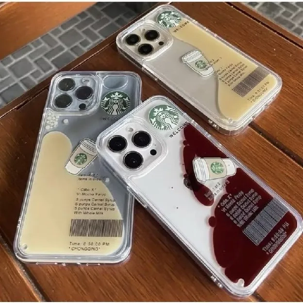 CASE LIQUID STARBUCKS GELAS GERAK