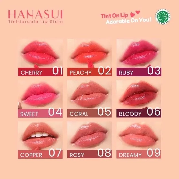 ORIGINAL Hanasui Tintdorable Lip Stain Tint LipTint Ombre