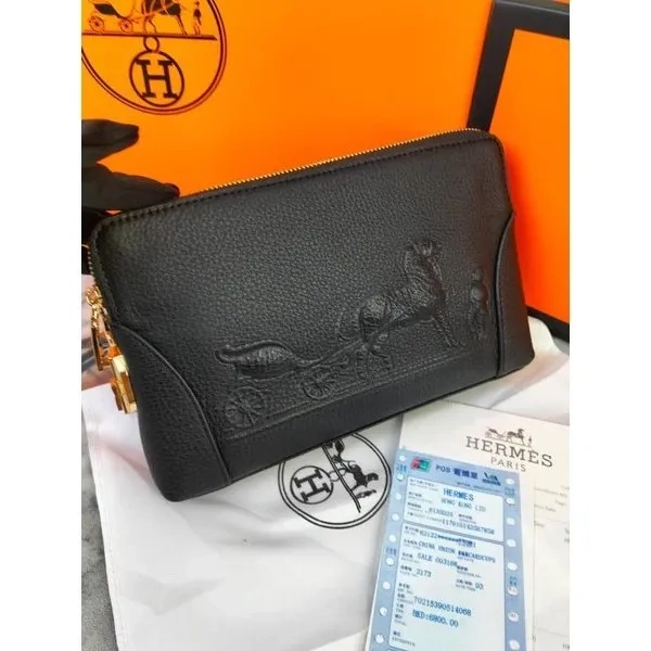 HAND BAG HITAM HERMES TAS TANGAN