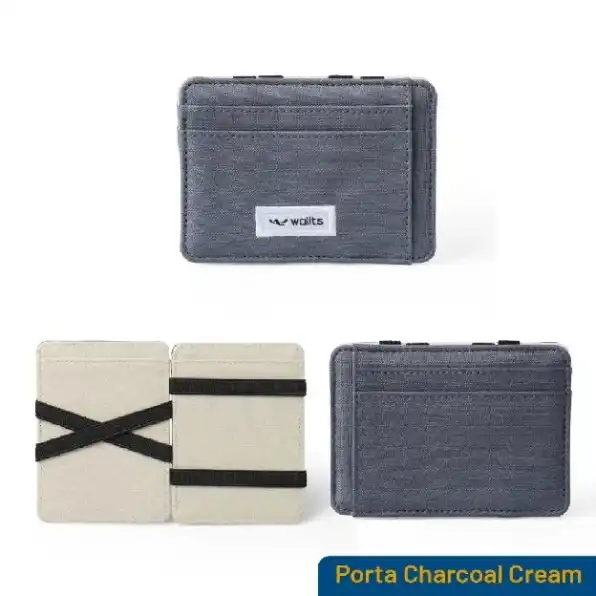 Wallts Porta Magic Wallet Dompet Sulap Tipis Pria Wanita Money Clip