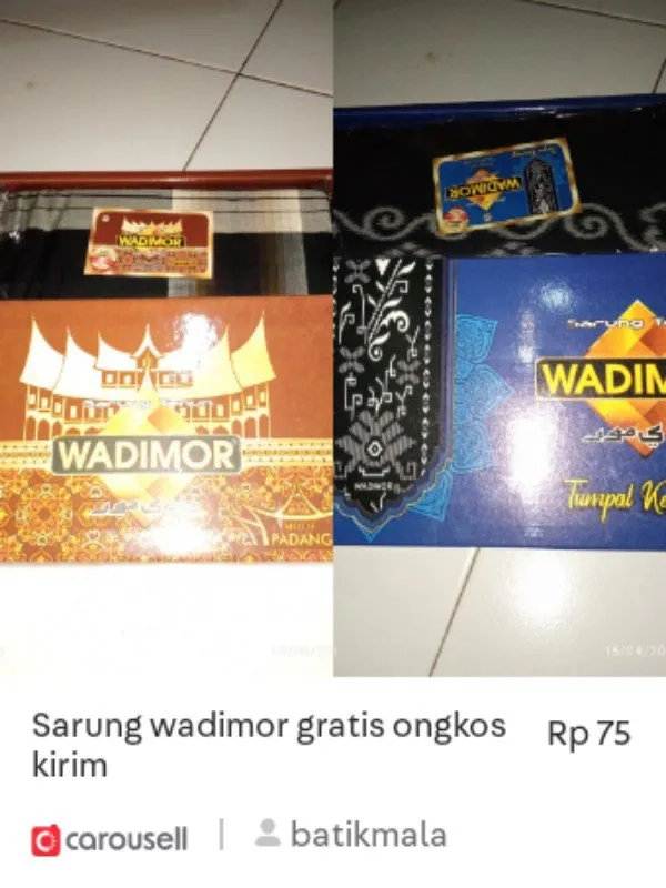 sarung wadimor kwalitas terjamin 