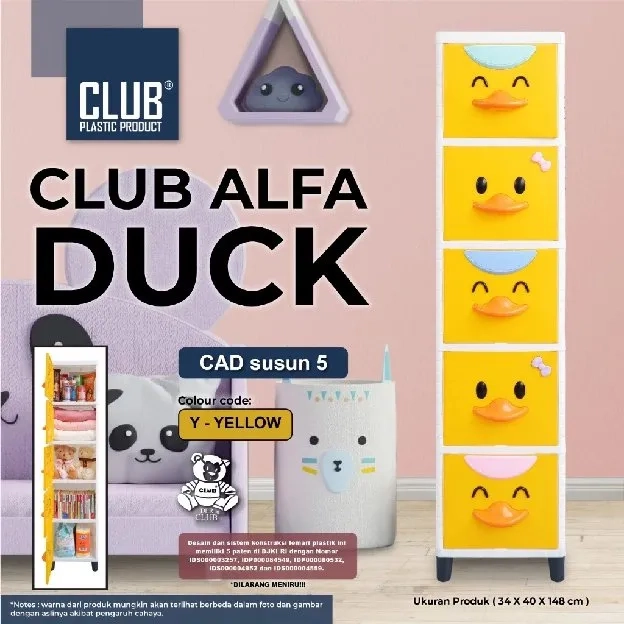 Lemari Plastik Club Alfa Duck