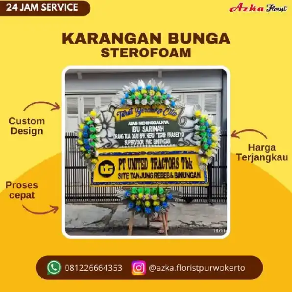 Toko Bunga di Purwokerto 0857-4708-8555 Azka Florist 24jam