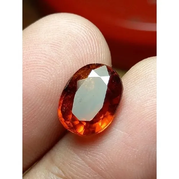 natural garnet hesonite srilanka 4.30ct