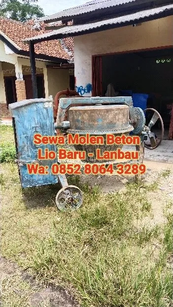 Sewa Molen Vibrator Stamper Lanbau Kawasan Lio Baru