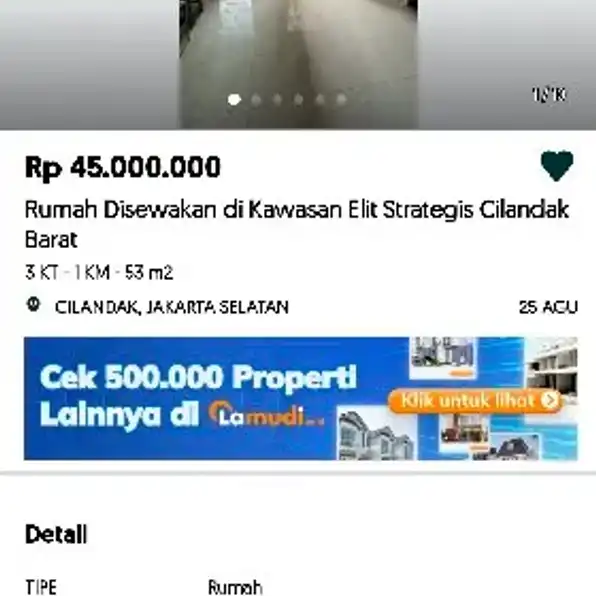 Rumah Disewakan