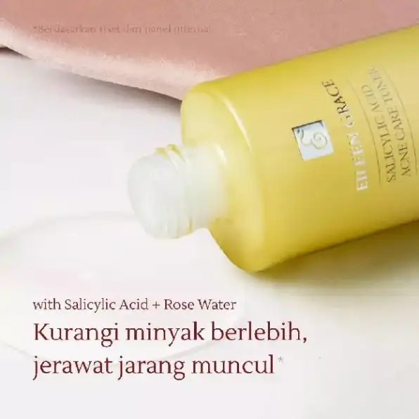 EILEEN GRACE - Salicylic Acid Acne Care Toner 250 ml | Kulit kusam berminyak | Kulit sensitif | Dark