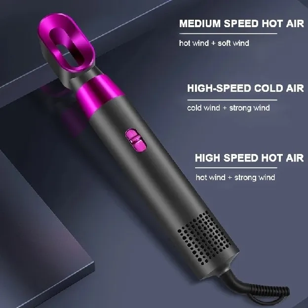 PHILIPS Hair dryer 5in1 catokan rambut curly Suhu ion negatif 57 ° pengering rambut Serbaguna sisir