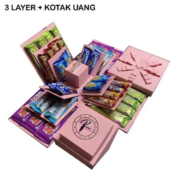 Explosion Box Snack Box Kado Unik Hampers Box Snack Box Kotak