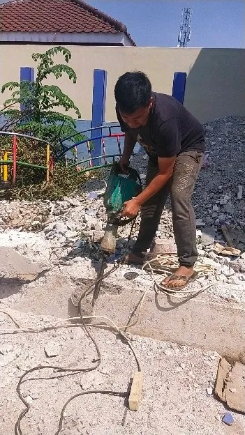 Sewa Drill Beton Bobok Lantai Tangga Dinding Sawangan Depok