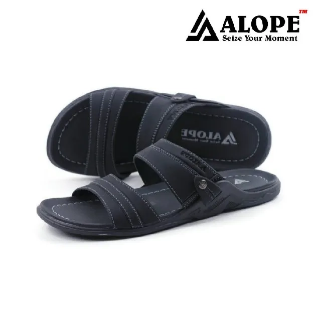 Bisa COD - Sandal Kulit H06 ALOPE Pria - dmn