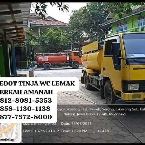 Sedot Wc limbah Setu Bekasi 0812-8081-5353 Berkah Amanah